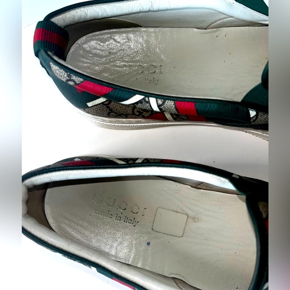Gucci Men’s Slip-on GG Supreme Ace Sneaker, size 11 - Picture 3 of 10